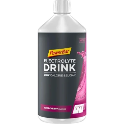 Obrázek Powerbar Elektrolytový nápoj Sour Cherry 1000 ml sirup nízký obsah kalorií a cukru hořčík sodík
