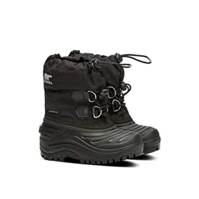 Obrázek Sorel Unisex Kinder Winterstiefel, YOUTH SUPER TROOPER, Schwarz (Black Light Grey), Größe: 37