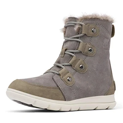 Obrázek Sorel Explorer Joan Waterproof vodotěsné zimní kozačky pro dámy, hnědé (Camel Brown), 36 EU, Šedá Quarry X Black, 38.5 EU
