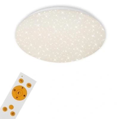 Obrázek Briloner Svítidla LED stropní svítidlo stmívatelné, vč. dálkového ovládání, ovládání barevné teploty, lampa 15 W, 1300 lumenů, průměr 28 cm, bílá