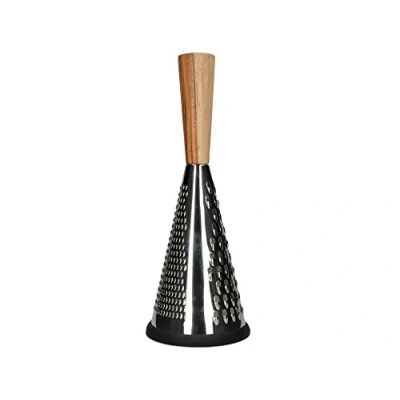 Obrázek GOURMET CHEESE Creative Tops Große, konische Käsereibe im Vintage Stil mit Holzgriff, 13 x 33 cm (5 5 Zoll)