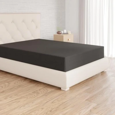 Obrázek Amazon Basics napínací prostěradlo, 90 x 190 30 cm, mikrovlákno, prostěradlo výška matrace do černé