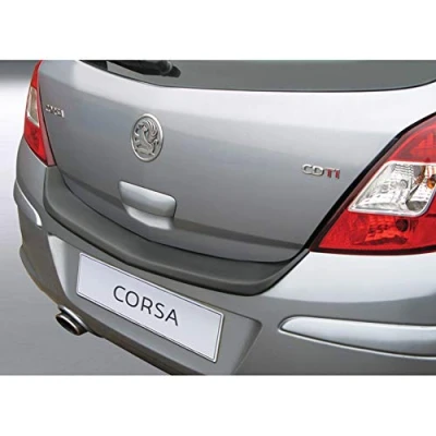 Obrázek ABS Heckstoßstangenschutz kompatibel mit Opel Corsa D 5 türer 2006 2014 Schwarz, Mattschwarz