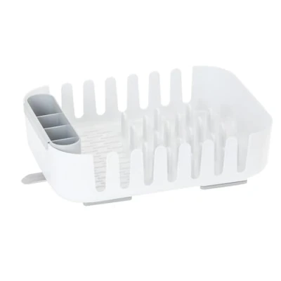 Obrázek Vigar Rengo Abtropfgestell für Küchengeschirr mit Abflusssystem, Kunststoff, Weiß, 38.5x29x10.5