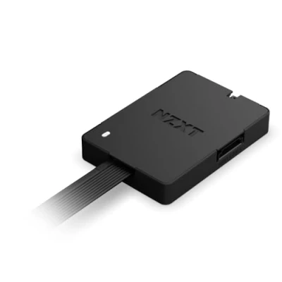 Obrázek NZXT Control Hub digitální ovládání RGB osvětlení a řízení ventilátorů PWM až 5 nebo 4 jednorámových Powered by CAM Software