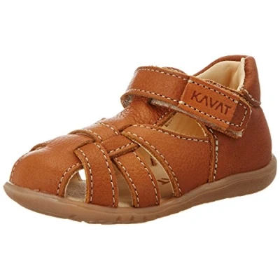 Obrázek Kavat Dětské chlapecké sandály s kulatým pískem, Braun Light Brown