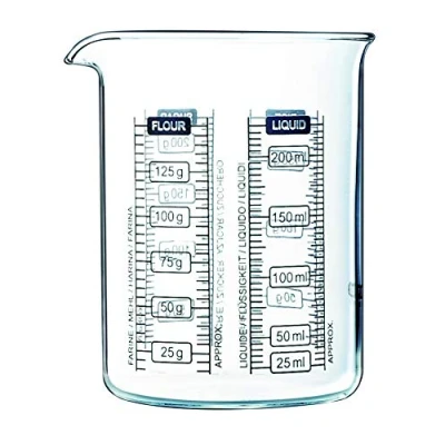 Obrázek Pyrex 255040 Kitchen Lab odměrka, 0,25 l