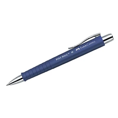 Obrázek FABER CASTELL 241151 kuličkové pero Poly Ball M, 0,5 mm, modré, 1 kus, s vyměnitelnou náplní, vhodné na dokumenty