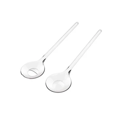 Obrázek Biesse Casa CLASSICA Salátový příbor, plast, průhledný, 32 x 8,2 3,3