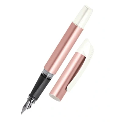 Obrázek Online Campus Colour Line plnicí pero na krásy pro praváky ergonomická rukojeť Softtouch standardní inkoustové náplně, kaligrafické 0,8 mm, barva růžově zlatá