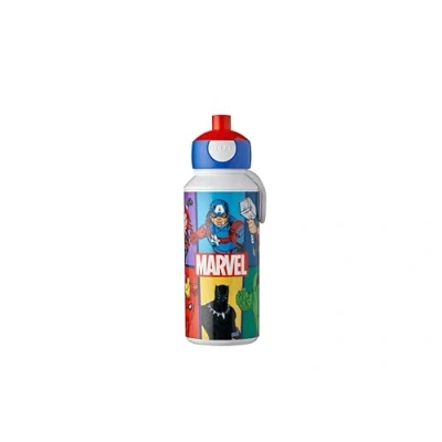 Obrázek Mepal láhev na pití Pop up Campus Lahev vodu Neprotékající do školy znovu použitelná bez BPA a vhodná myčky nádobí 400 ml Avengers