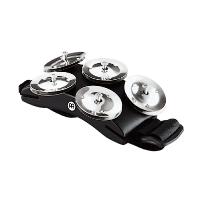 Obrázek Meinl Percussion CFT5 pro BK CAJON 01 Tambourine nohy s Litinový spony A MDF rám Černá