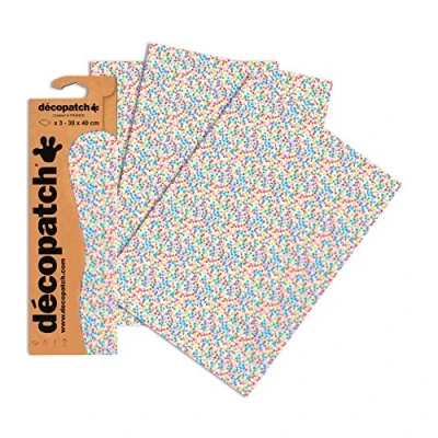 Obrázek Decopatch Papír č. 690 (barevné hvězdy, 395 x 298 mm) balení 3 ks