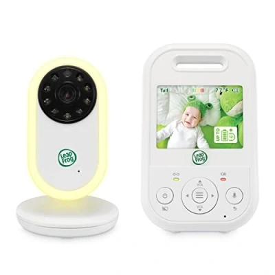 Obrázek LeapFrog Dětská chůvička LF2423 s kamerou, dětský mikrofon velký dosah, 2,8palcový monitor, 2násobný zoom, teplotní senzor, režim aktivace hlukem, interkom, dlouhá výdrž baterie 720p