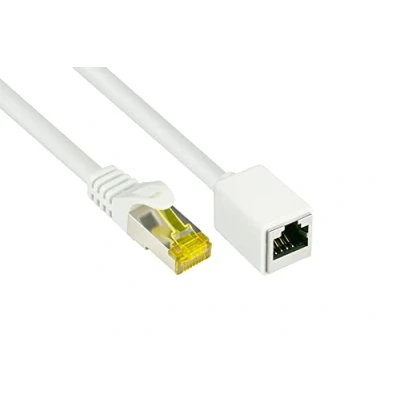 Obrázek Good Connections RJ45 Ethernet LAN propojovací kabel prodlužovací s kat. bílý, 2 m