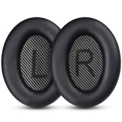 Obrázek Polštářky do uší pro Bose QuietComfort 35 ii, prémiové náhradní polstrování sluchátek (QC35), polštářek kompatibilní s II QC35 Over Ear