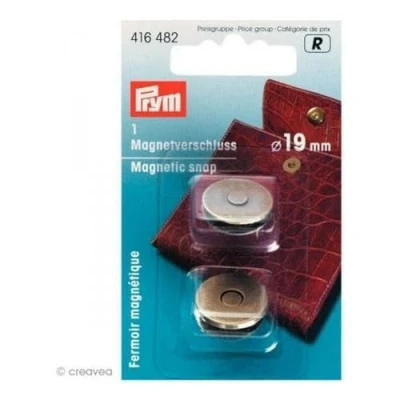 Obrázek Prym 416482 Magnetický uzávěr 19 mm stará mosaz, hnědá, jednotná velikost