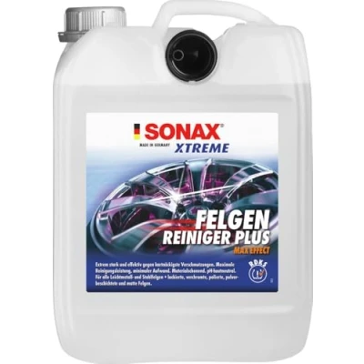 Obrázek SONAX XTREME čistič ráfků PLUS (5 litrů) efektivní čištění všech lehkých slitin a ocelových lakovaných, chromovaných leštěných č. výr. 02305050