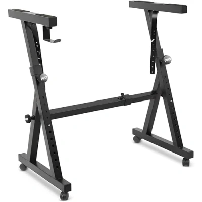 Obrázek Pyle Keyboard Ständer, Stand, Piano Ständer Höhenverstellbar 3 Stufen 56 90cm, E Z Form, Klavierständer Belastbar Bis 38Kg, Breitenverstellbar