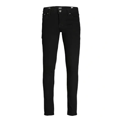 Obrázek Jack &amp; Jones Junior Jjiliam Jjoriginal Skinny džíny pro děti, Velikost: 164, Black denim