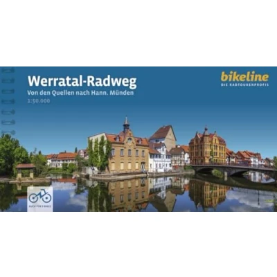Obrázek Werratal Radweg: Von den Quellen nach Hann. Münden. 1:50.000, 327 km, GPS Tracks Download, LiveUpdate (Bikeline Radtourenbücher)