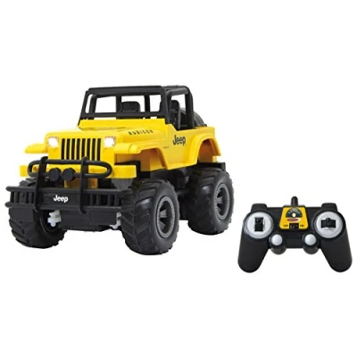 Obrázek Jamara 405124 Jeep Wrangler Rubicon 1: 18, 2,4 GHz gumové pneumatiky, rozšíření nastavitelný, vozidlo, Žlutá