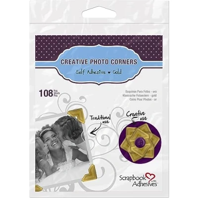 Obrázek 3l Corp PC 1625 klasické Art Papír Photo Corners 5 &quot;Self Adhesive 126/balení