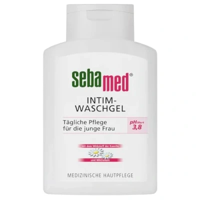 Obrázek Sebamed Intimní mycí gel hodnota pH 3,8, pro přirozeně jemné čištění v intimních oblastech, pomáhá zachovat ochranný plášť, 200 ml