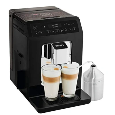 Obrázek Kávovar Krups Evidence One Touch Cappuccino, OLED ovládání s dotykovou obrazovkou, 2,1 l, černá
