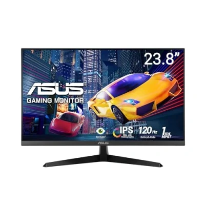 Obrázek ASUS Eye Care VY249HGR 24 palců Full HD Monitor 120 Hz, 1ms MPRT, AdaptiveSync, GameFast Input IPS Panel, Vesa 100 x 100, 16:9, 1920 1080, D Sub, HDMI