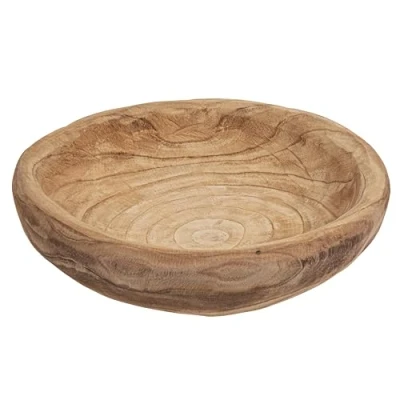 Obrázek Creative Co op DA5751 Schale aus Paulownia Holz, handgefertigt, naturfarben