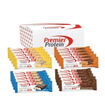 Obrázek Premier Protein High Bar 50 % multiflavourbox 20 x 40 g Low Sugar Carb