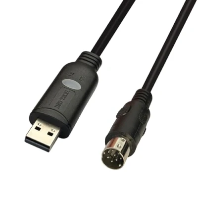 Obrázek DSD TECH SH P8V USB RS422 programovací kabel pro Mitsubishi PLC FX3U a FX Serie 4. 9FT