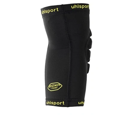 Obrázek uhlsport Unisex Bionikframe chrániče loktů loktů, černé/fluo žluté, S EU