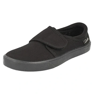 Obrázek Clarks Chlapecké boty Hopper Run Uniform, Black Fabric