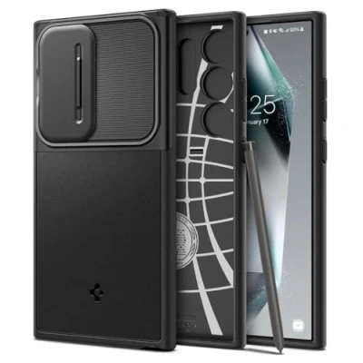 Obrázek Spigen Optické pouzdro Armor kompatibilní se Samsung Galaxy S24 Ultra černé