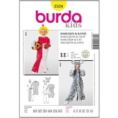 Obrázek Střihová předloha Burda 2524 vel. 104 170