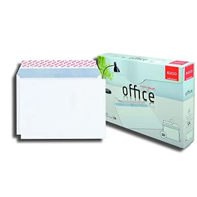 Obrázek ELCO Office taška pro zasílání C4 120 g/m² FSC certifikováno s upevňovacím uzávěrem v Shop Box 50 kusů bílá