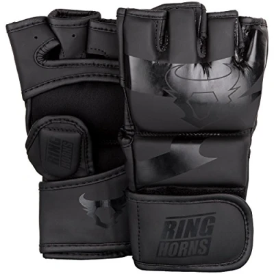 Obrázek Ringhorns Unisex Charger Mma rukavice, černá černá, velká velikost EU