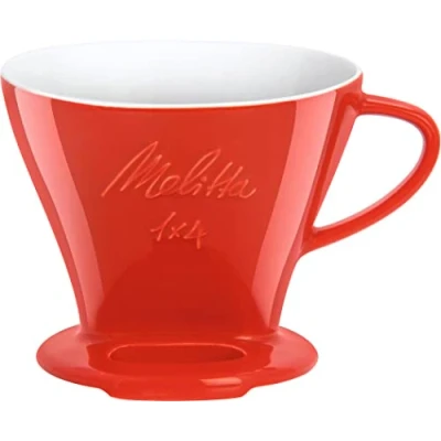 Obrázek Melitta 219032 filtr porcelánový kávový velikost 1x4 červený