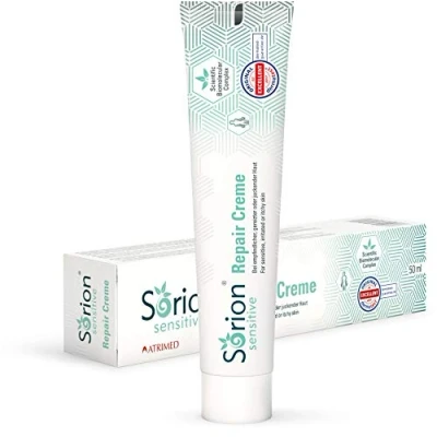 Obrázek Sorion Repair Creme Sensitive speciální péče při podráždění kůže, zarudnutí a svědění pro udržitelnou péči o růst (50 ml)