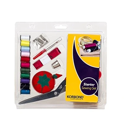Obrázek Korbond Beginner 21 Piece Essential Accessories Set for Crafting and Repair Hand Sewing Nähset, sonstiges, rot