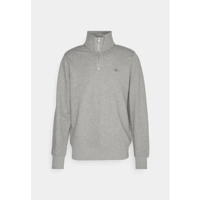 Obrázek GANT Shield HALF ZIP Mikina, Muži, Velikost: 3XL, Grau