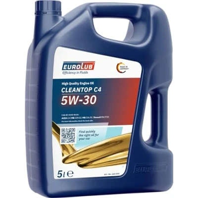 Obrázek EUROLUB CLEANTOP C4 SAE 5W 30 motorový olej, 5 litrů