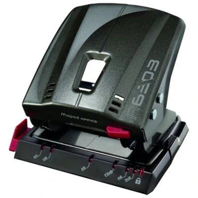 Obrázek Maped M630311 Děrovačka Advanced, z kovu, do 35 listů, šedá metalíza
