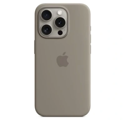 Obrázek Apple MagSafe Silikonový Back Cover Béžová iPhone 15 Pro