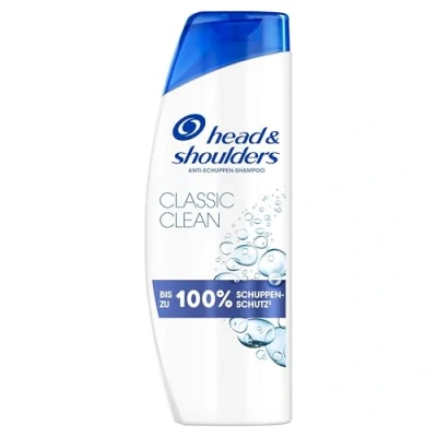Obrázek Head &amp; Shoulders Classic Clean šampon proti lupům 500 ml Pro každodenní použití. Až 100% ochrana lupům, klinicky testováno. každý typ vlasů a pokožky hlavy. Pocit čisté svěžesti