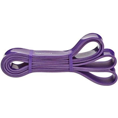 Obrázek Amazon Basics 40 to 80 Pound Resistance Pull Up Band 3,18 cm (18 36 kg), fialový