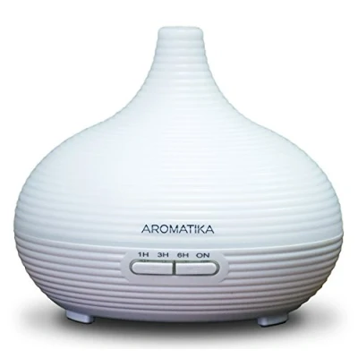 Obrázek Zvlhčovač vzduchu pro éterické oleje 300 ml aromaterapii LED ultrazvuk zvlhčení a aromatizaci aroma difuzér místnosti domácnost kancelář — elektrická lampa