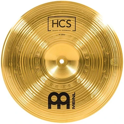 Obrázek Meinl Cymbals HCS China — 14 palců (video) bicí nástroje činely (35,56 cm) mosaz, tradiční povrchová úprava (HCS14CH)